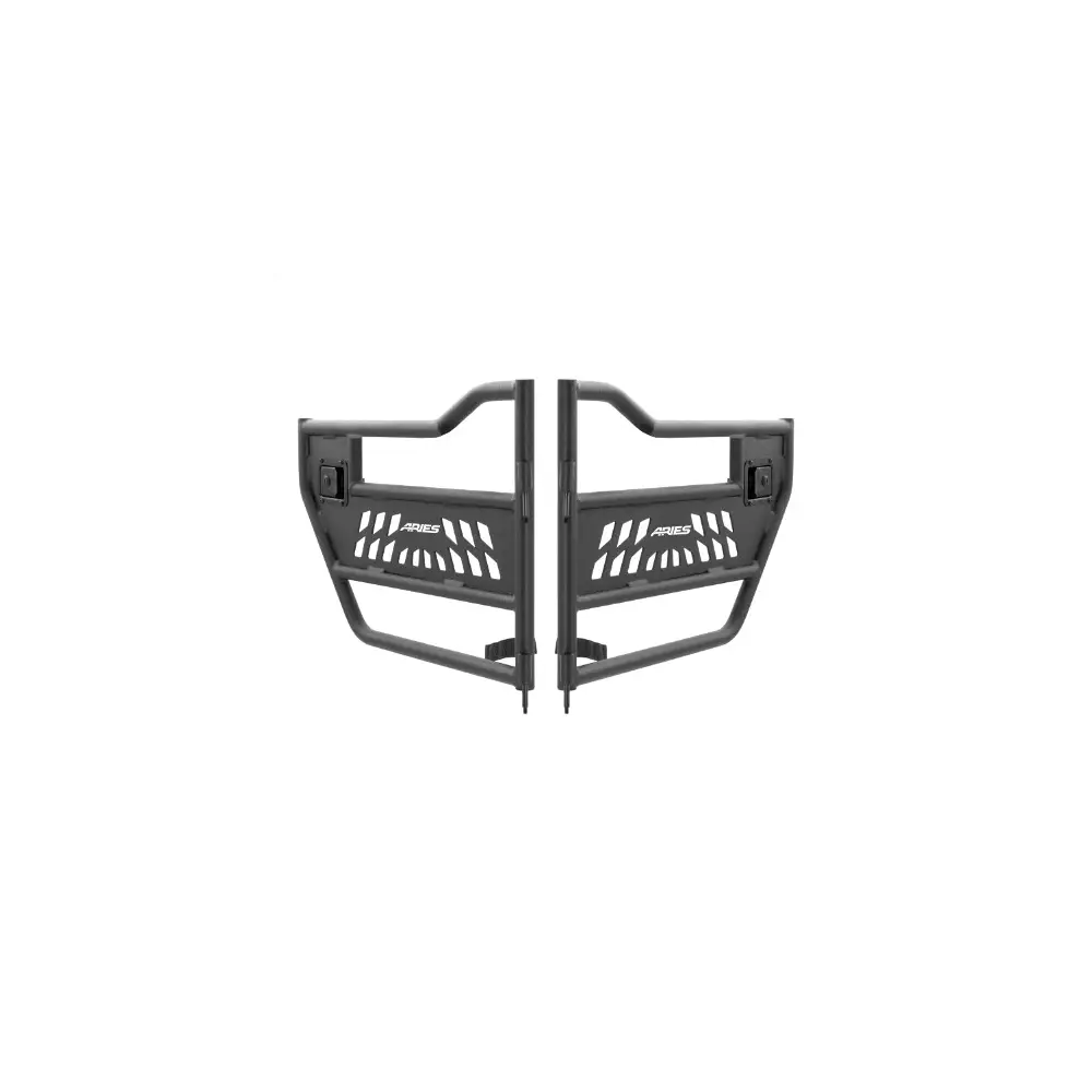 Textured Black Tubular Rear Jeep Door - 25009